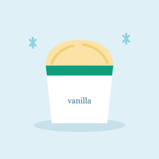 Vanilla Ice Cream Tub